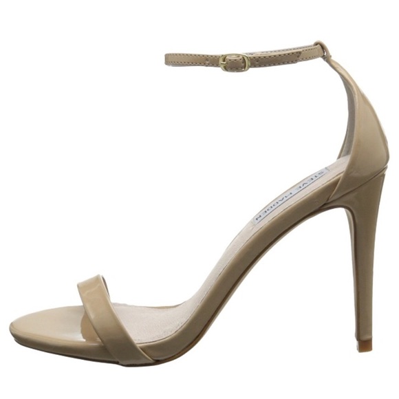 Steve Madden Stecy Blush Patent Dress Sandal Sz 10 - Picture 2 of 7